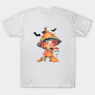 Pumpkin Witch T-Shirt